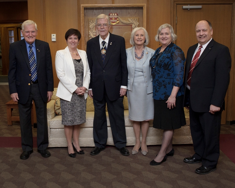 Dr. Ches Penney, Iris Petten, Dr. John Crosbie, Jane Crosbie, Teresa Kachanoski and Dr. Gary Kachanoski.