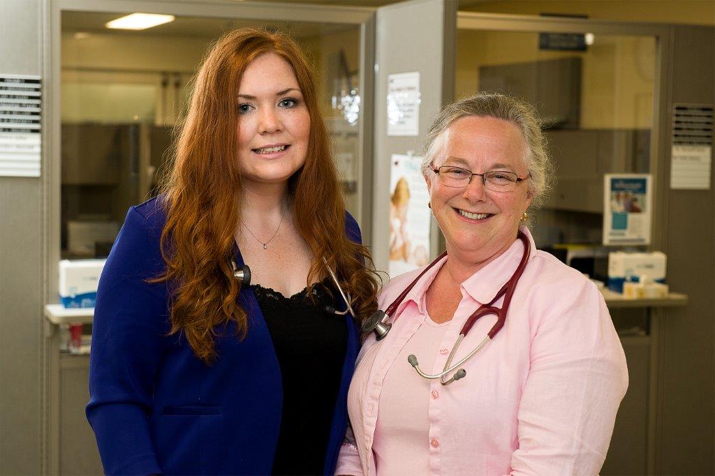 Dr. Laura Edwards and Dr. Cathy MacLean