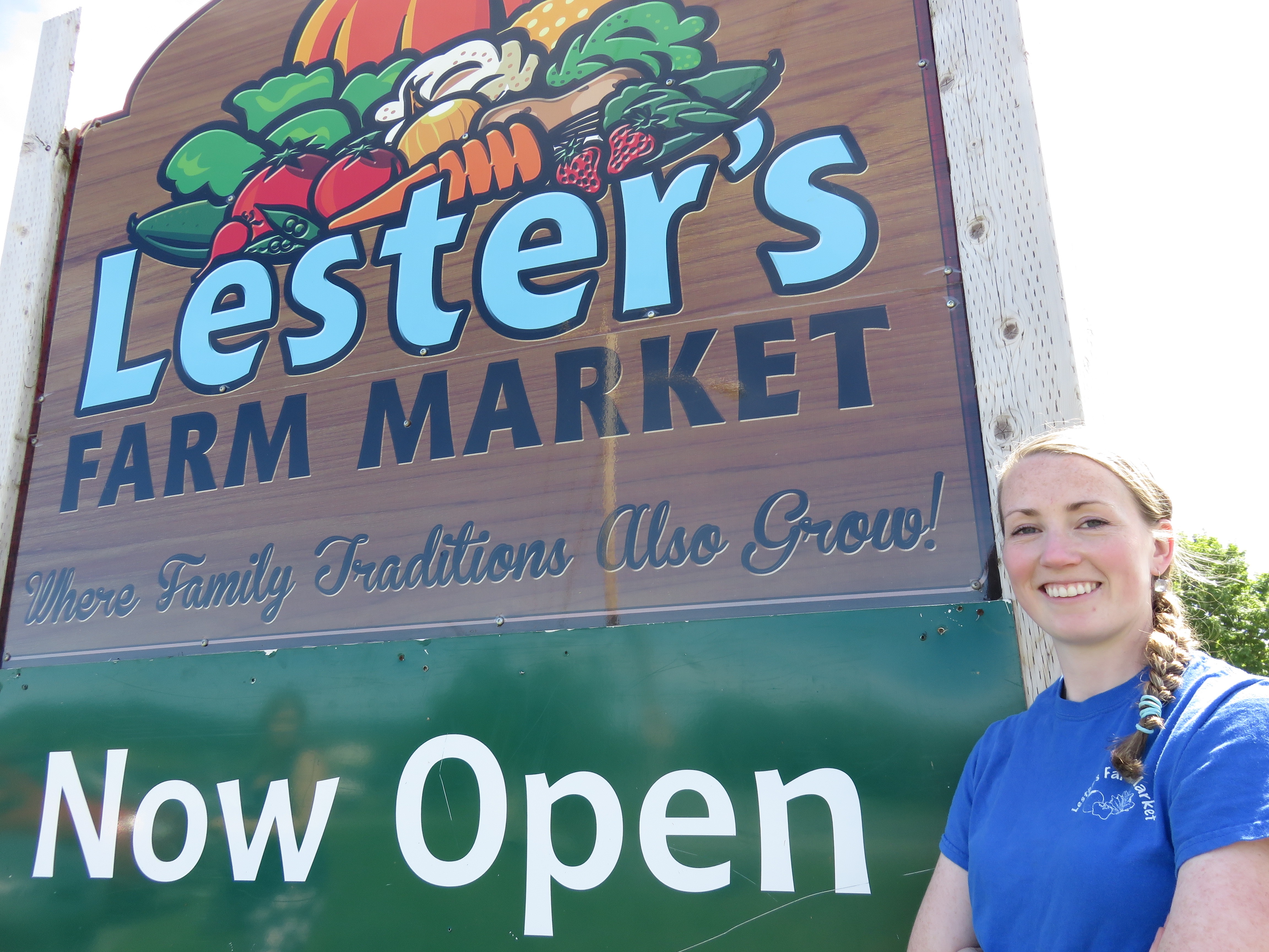 Alumna Susan Lester runs an educational program on her family farm.