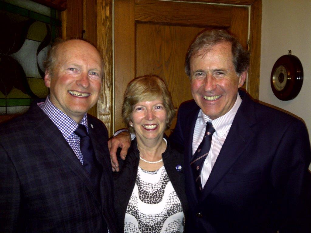  From left: Drs. James Rourke, Leslie Rourke and Denis Leduc.